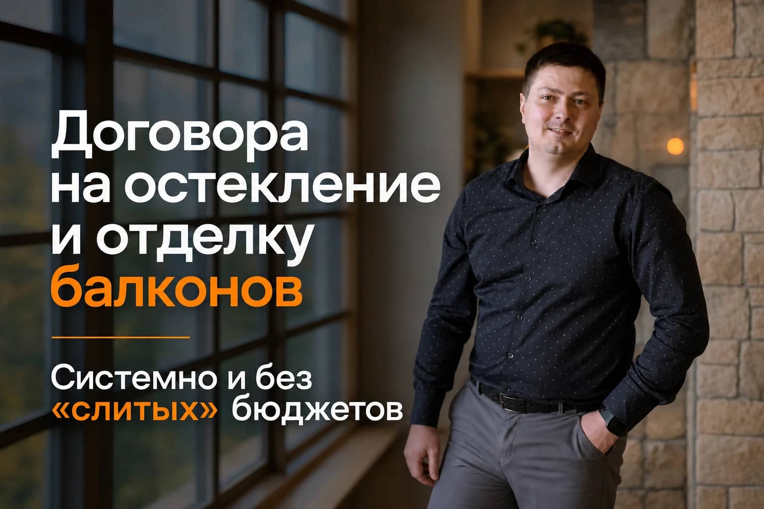 Канал в Max про маркетинг для компаний по остеклению и отделке балконов